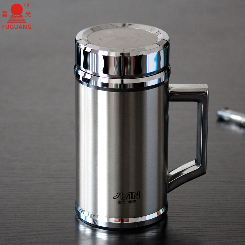 富光健牌真空保温杯男士不锈钢水杯子商务办公杯bj020-480杯保温