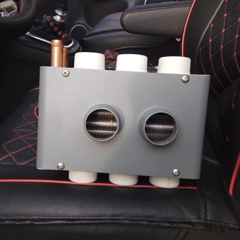 汽车暖风机车载取暖器货车水暖空调12v24v紫铜管农用车加热器超热