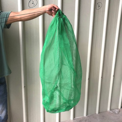 无结袋加厚折叠鱼护尼龙渔网兜装鱼袋子鱼网袋细眼装鱼网兜
