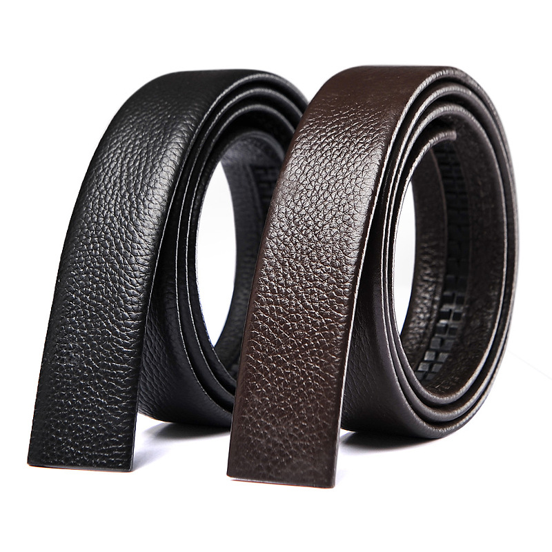 纯牛皮皮带男