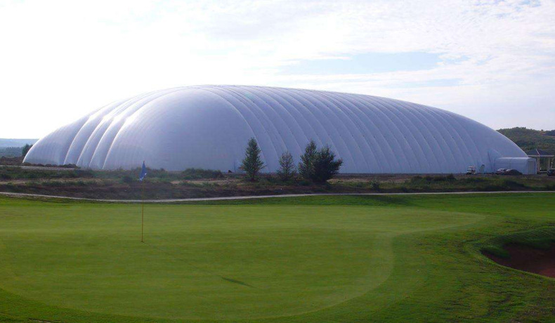 定制气承式充气膜结构体育场馆 专业充气膜厂家 羽毛球场馆膜结构