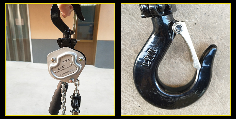 微型手扳葫芦0.25吨拉紧器电缆紧线器铝合金链条式收紧器迷你