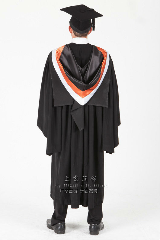 澳洲澳大利亚悉尼大学毕业礼服学士服袍艺术来图定制