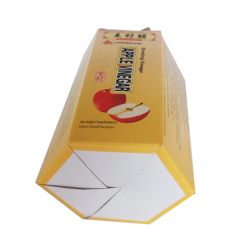 厂家定制 创意纸盒 六楞形食品包装盒 白卡纸盒子 白板纸盒礼品盒