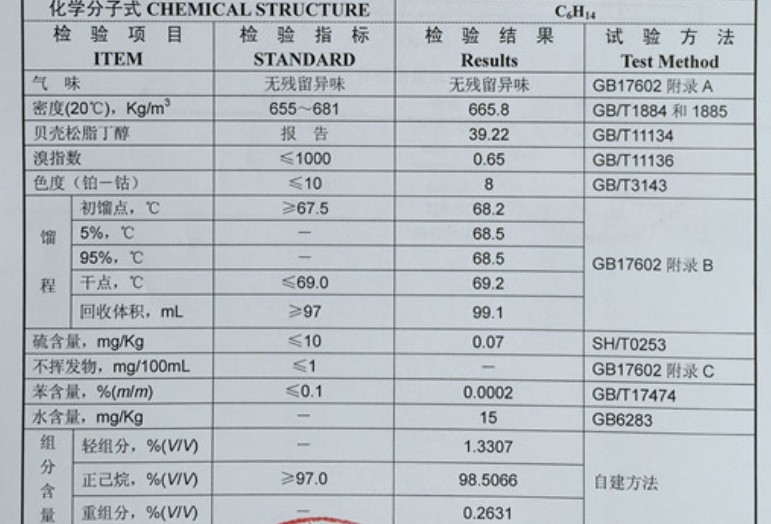 正己烷价格cas107982