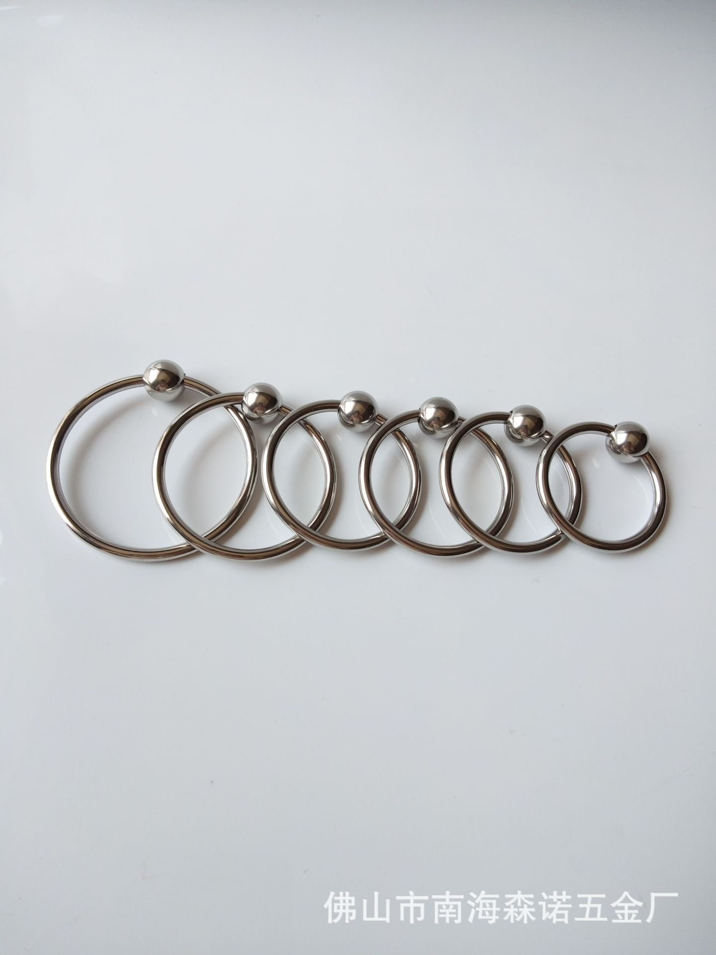 不锈钢金属 单珠锁精环阳具阴茎环延时环自慰环情趣环