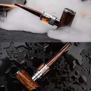 新木纹电子烟斗电子烟套装戒烟神器cbd雾化器大烟雾蒸汽烟电子烟