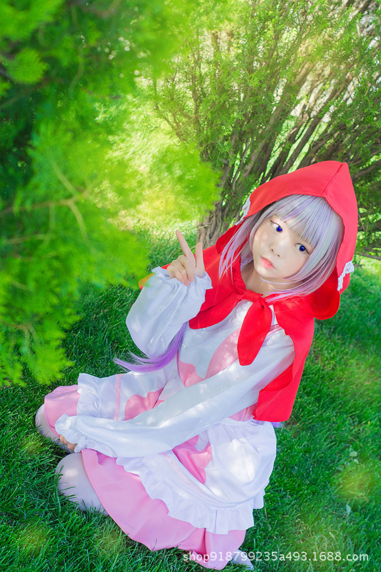 小林家的龙女仆康娜 第10话 cosplay 卖火柴的小女孩 女仆装