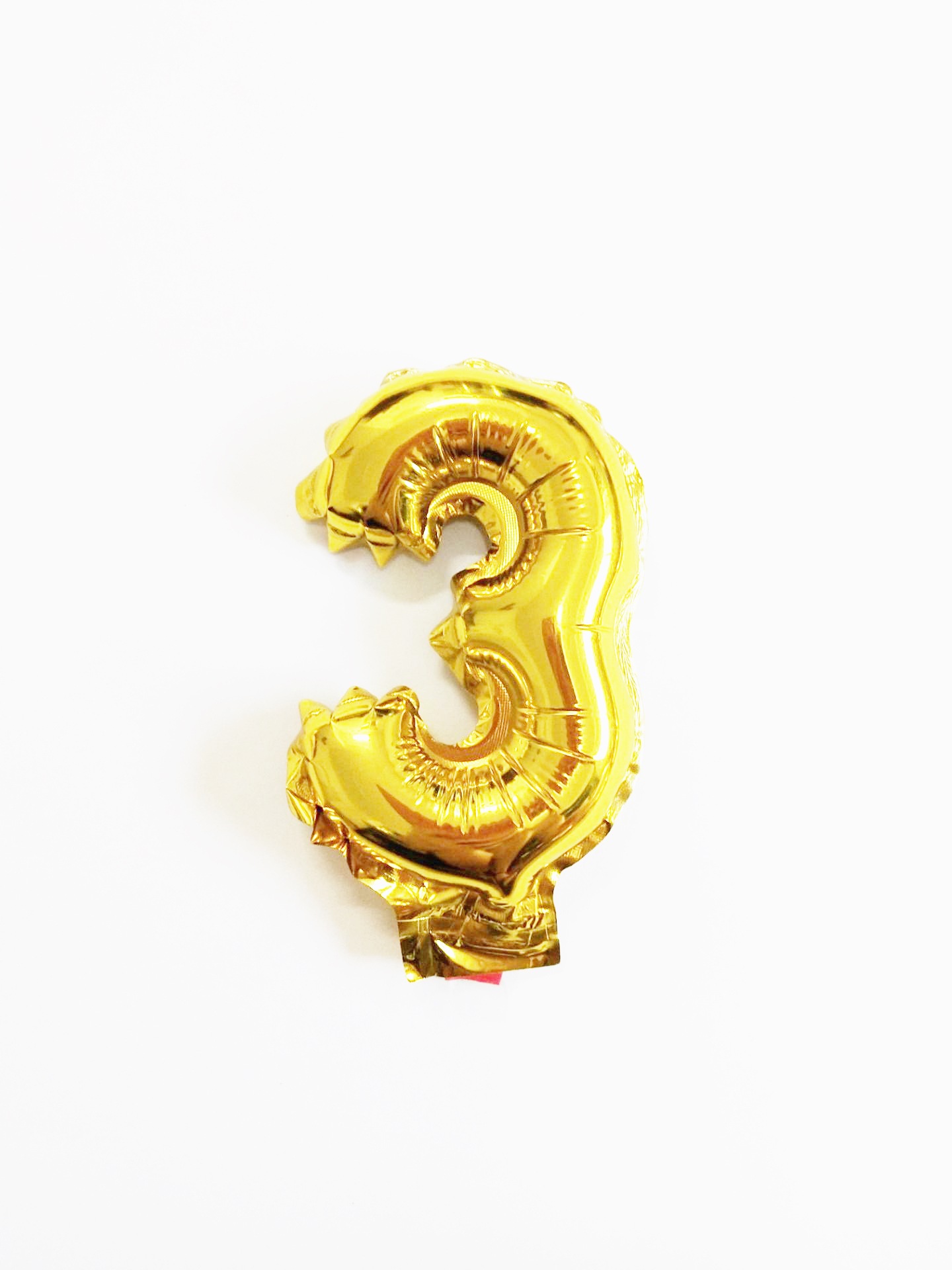蛋糕插件5寸小号数字字母铝膜气球卡片独立包装生日迷你数字气球