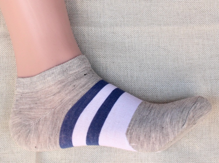 12双盒装男士船袜 夏天薄款7天防臭纯棉短袜 全棉吸汗男袜子批发