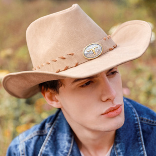 2018夏季遮阳帽防晒太阳帽男夏天户外运动西部牛仔帽休闲沙滩凉帽