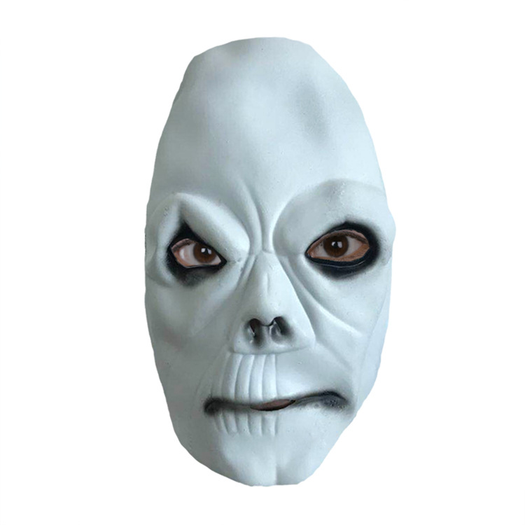 白色鬼脸面具假面舞客表演舞会白色鬼步舞街舞男女派对演出道具