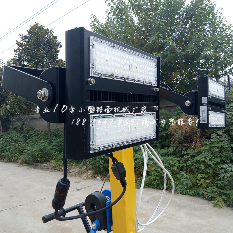 柴油款移动照明灯车夜间升降照明灯塔车1000w金卤灯抢修手推灯车