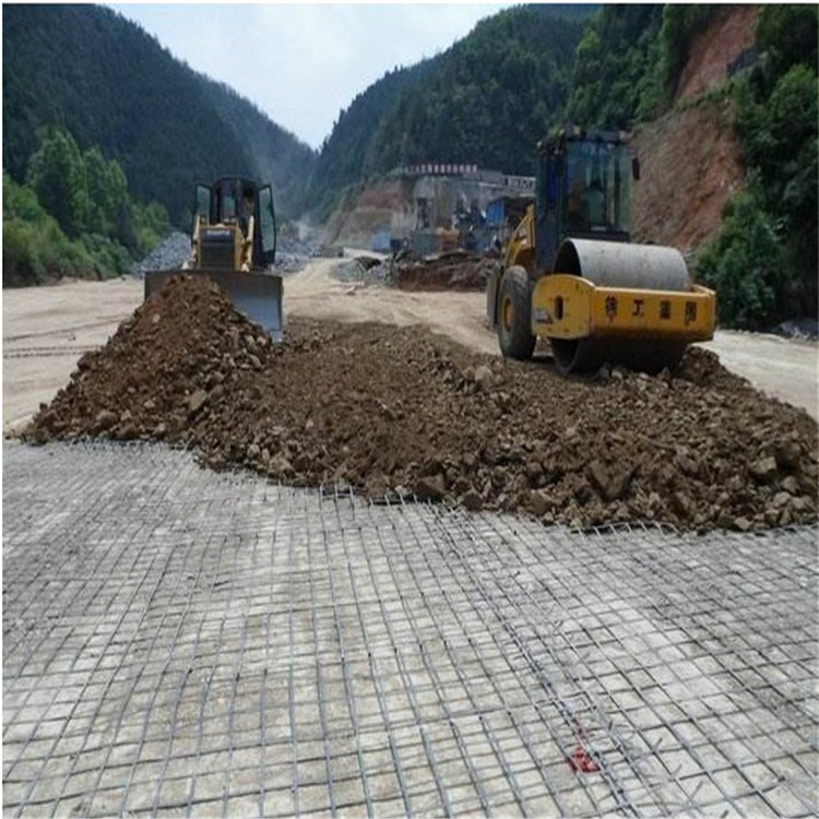 钢塑土工格栅公路铁路软土地基加固格栅塑料单向双向拉伸土工格栅