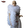Manufactor Direct selling thickening turkey Wool top white 150 2 yards environmental protection Flame retardant Feather bar party show