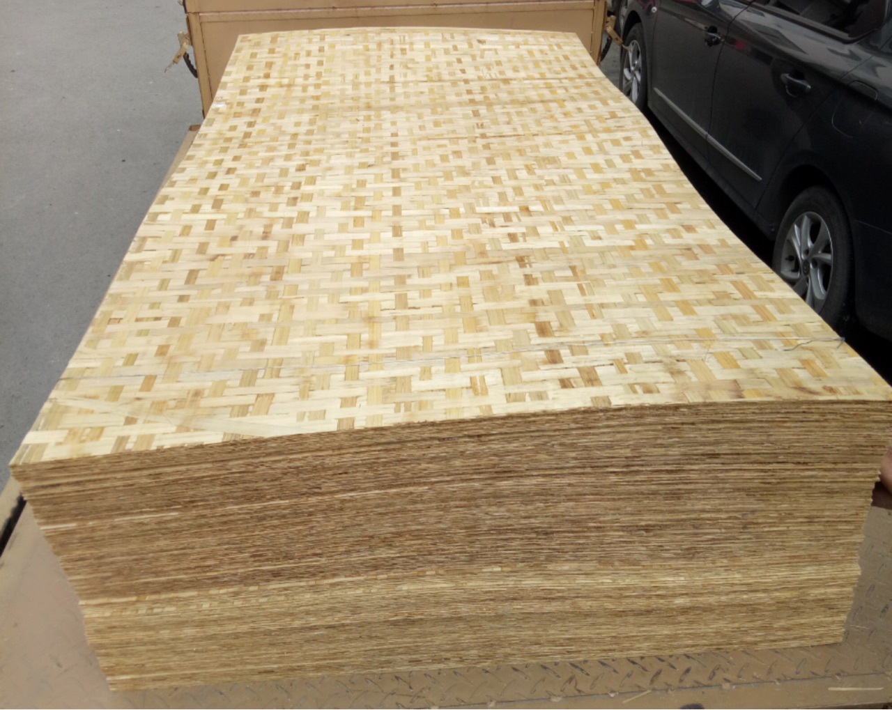 装修竹胶板竹席竹帘竹制品农家乐酒店贴墙吊顶包装建筑木板竹片