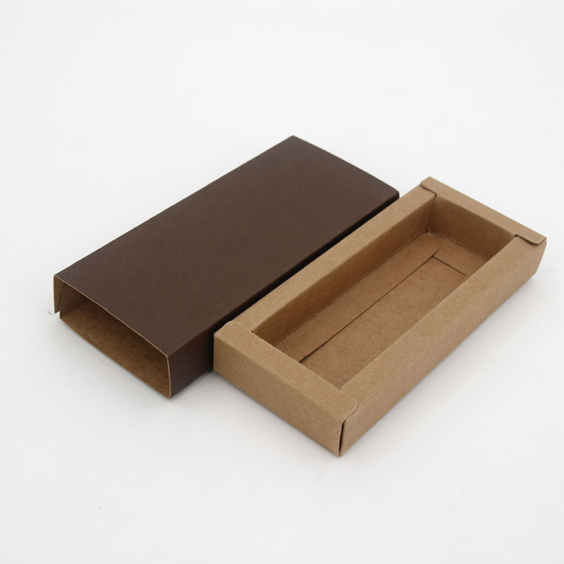 厂家直销定制牛皮纸折叠抽屉盒 茶叶饼干礼盒折叠盒包装 免费设计
