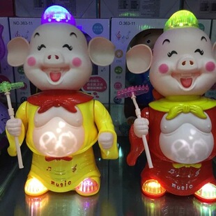 2018新款火爆猪八戒儿童礼物手提灯笼玩具快乐猪八戒音乐灯光玩具