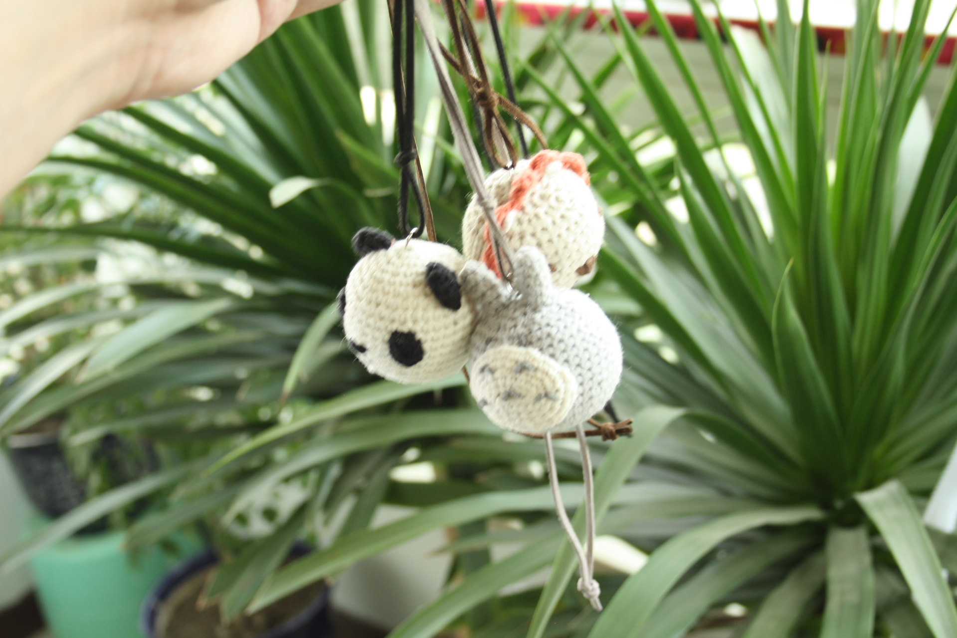 球形动物 毛线编织 卡通球 服装装饰球 吊饰球 手作 diy 加工生产