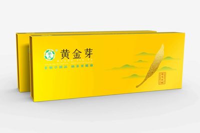 茶王黄金芽茶烟 绿茶 点燃型非烟草制品替烟茶细支型 一条10盒