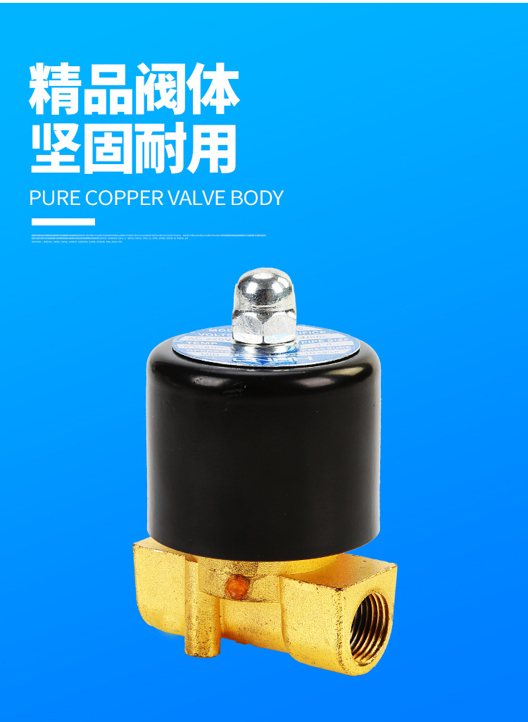 原厂直供锌合金阀体电磁阀进水阀 直拉膜片式淋水电磁阀气阀08