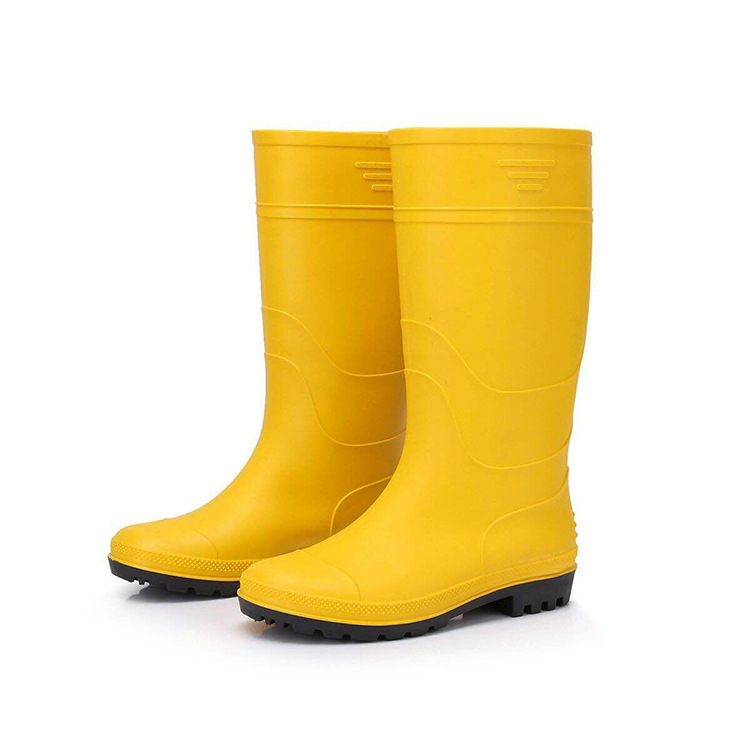 Export PVC Material Waterproof Oil-Resistant Wear-Resistant Acid and Alkali-Resistant High-Top Daily Agricultural Work Rain Boots