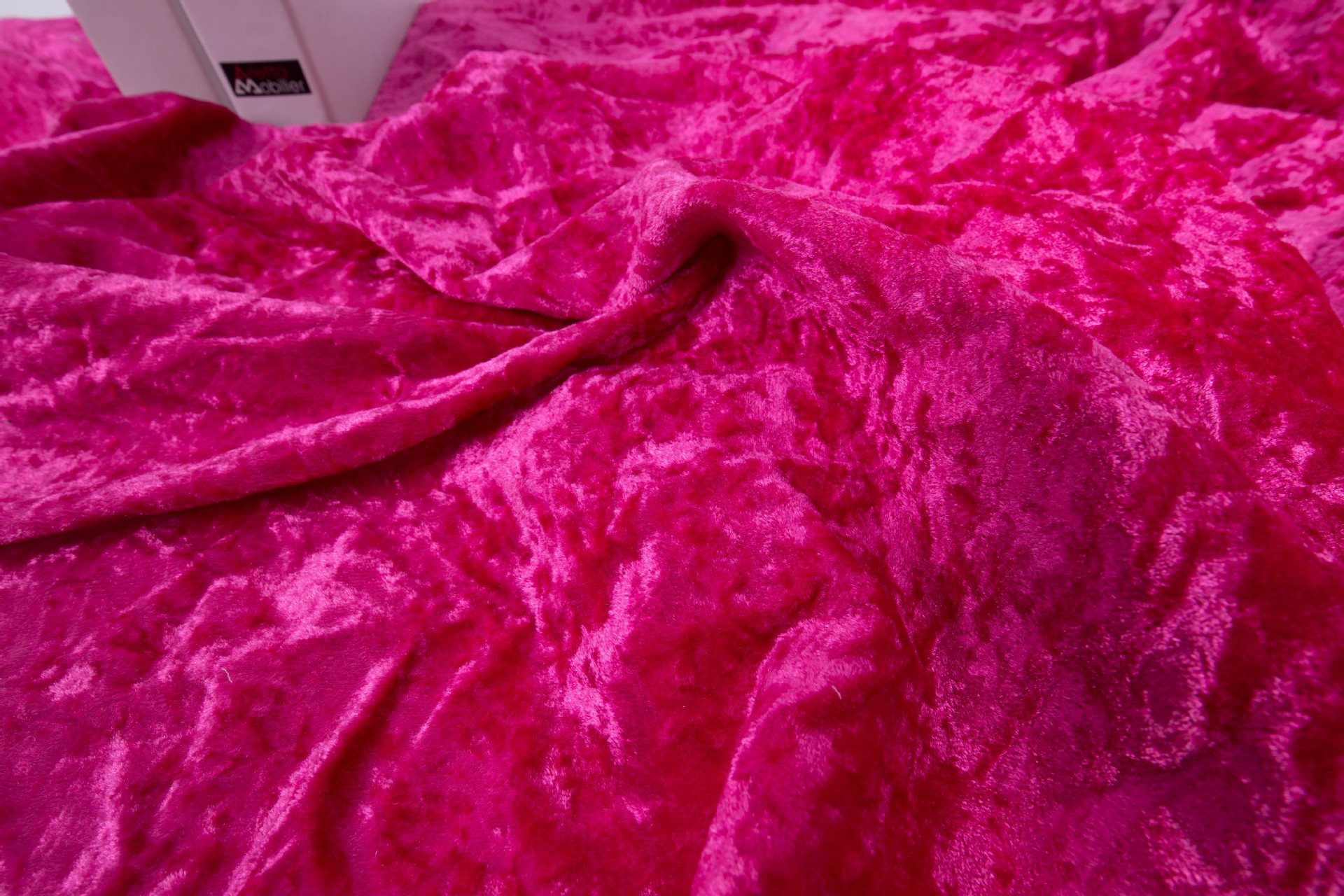 厂家现货供应 经编厚实冰花绒布 砖石绒面料 不倒绒沙发软包面料