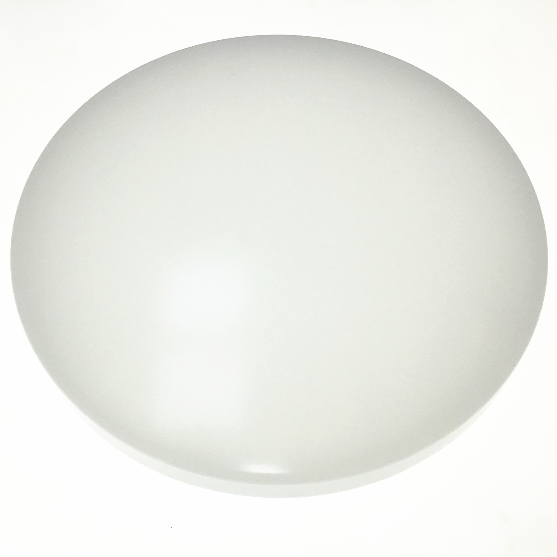 led吸顶灯外壳套件/190口径面包型 纯白印花 220外径 pc 罩底盘