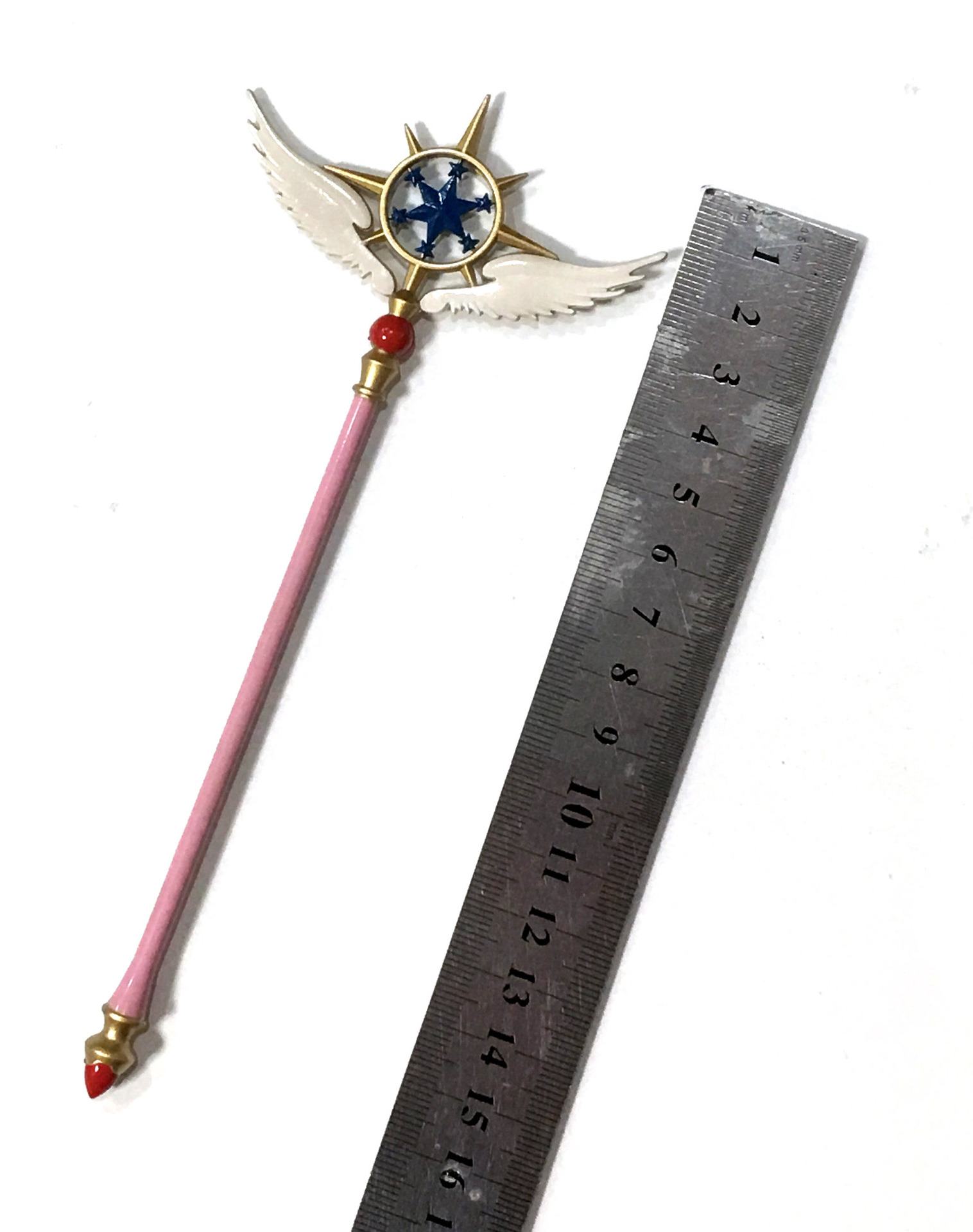 魔卡少女樱透明卡牌篇魔法权杖2色 百变小樱星之杖 权杖17cm批发