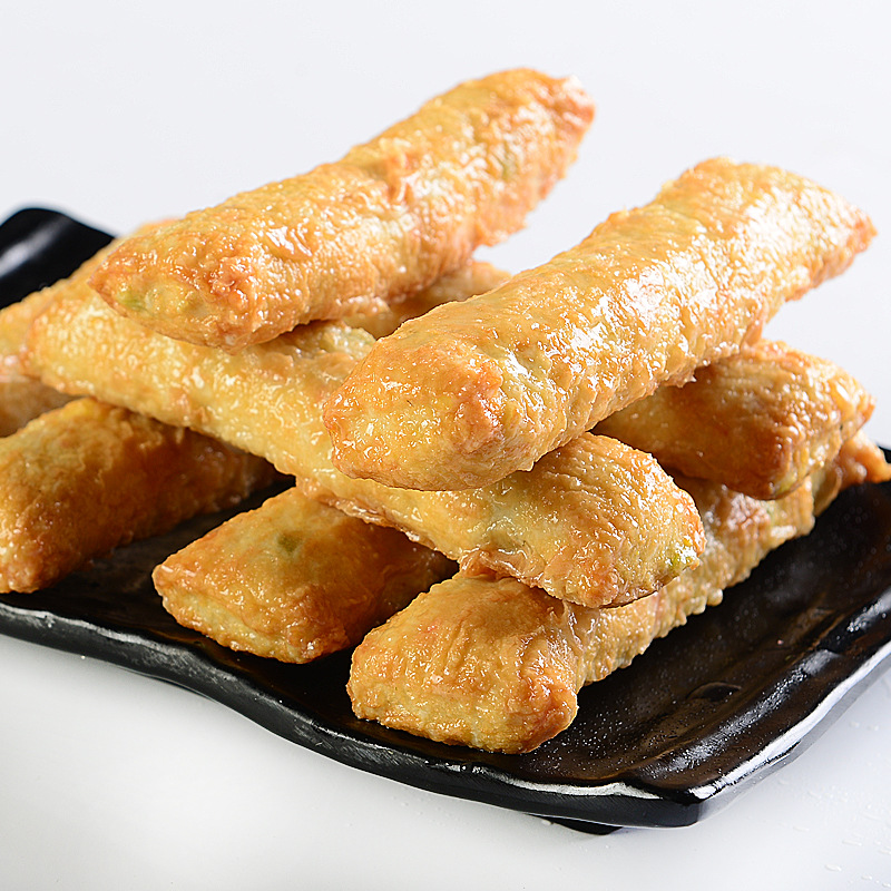 腐皮三鲜卷1000g火锅豆捞串串香麻辣烫食材烨焰红唇串串香批发商1