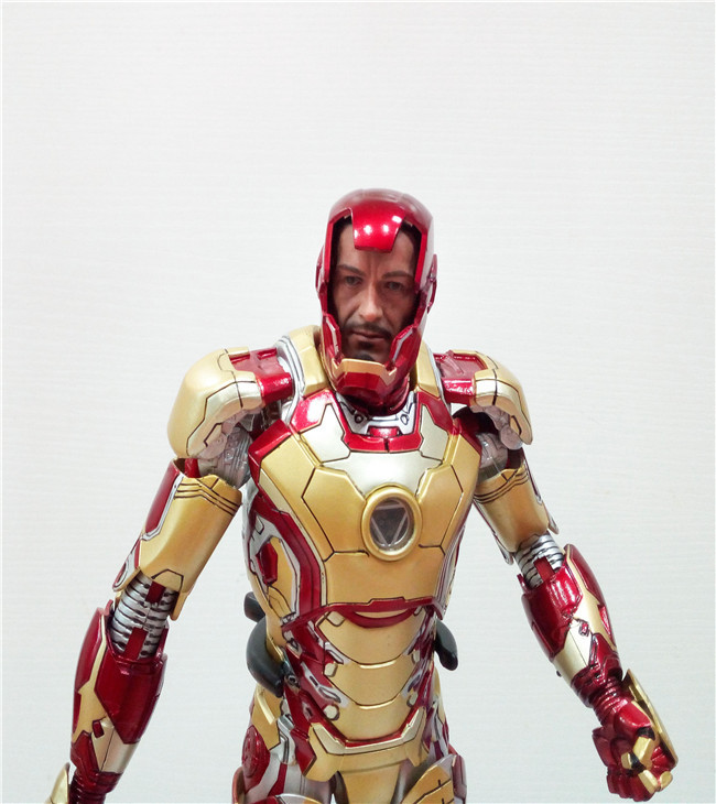 动漫前线奥创纪元复仇者联盟2 钢铁侠 mk42 金色mk43红色手办
