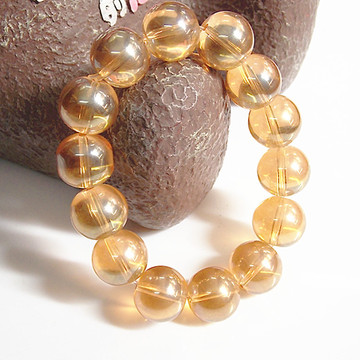 广东小饰品 锆石皓石手串佛珠 14mm男女通用大号地摊热卖货 手链