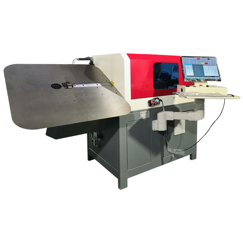 泓镔2d平面折弯机铁线成型机工艺品钢丝弯线机铁线折弯机非标定制