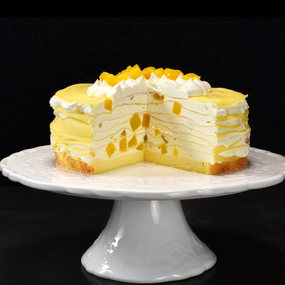 法式乳脂冷冻慕斯蛋糕 芒果千层 切片成品速冻西点 切块 全国包邮