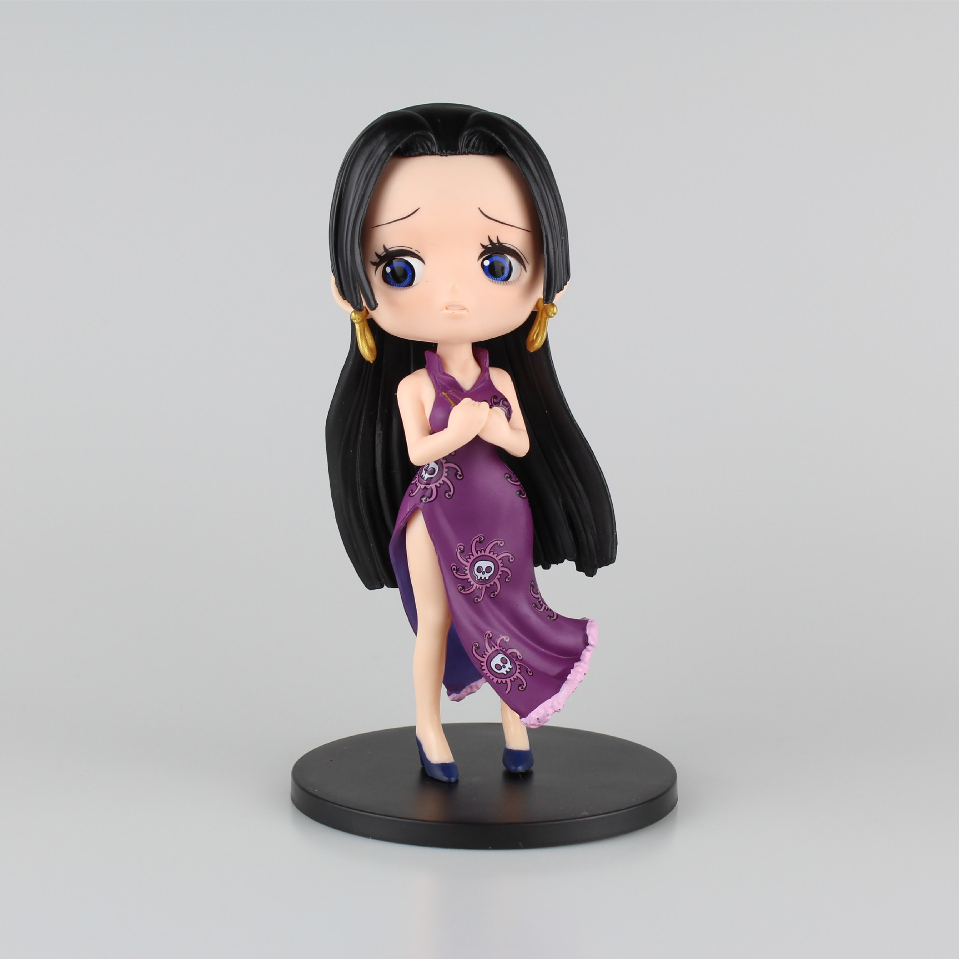 品牌ip形象定制路飞海贼王航海王q版女帝波雅汉库克紫色手办公仔