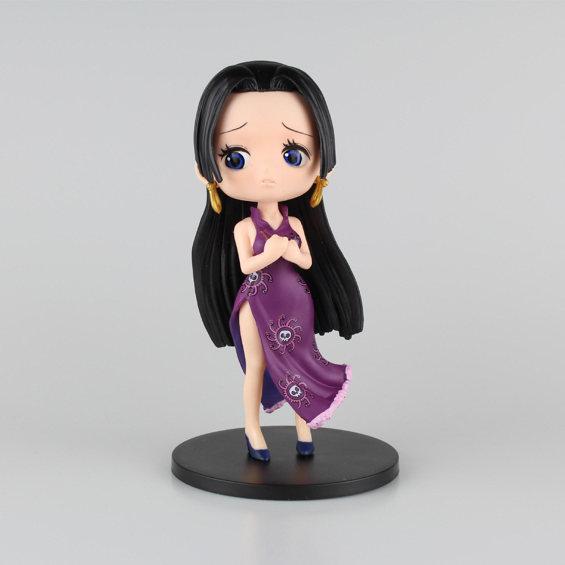 品牌ip形象定制路飞海贼王航海王q版女帝波雅汉库克紫色手办公仔