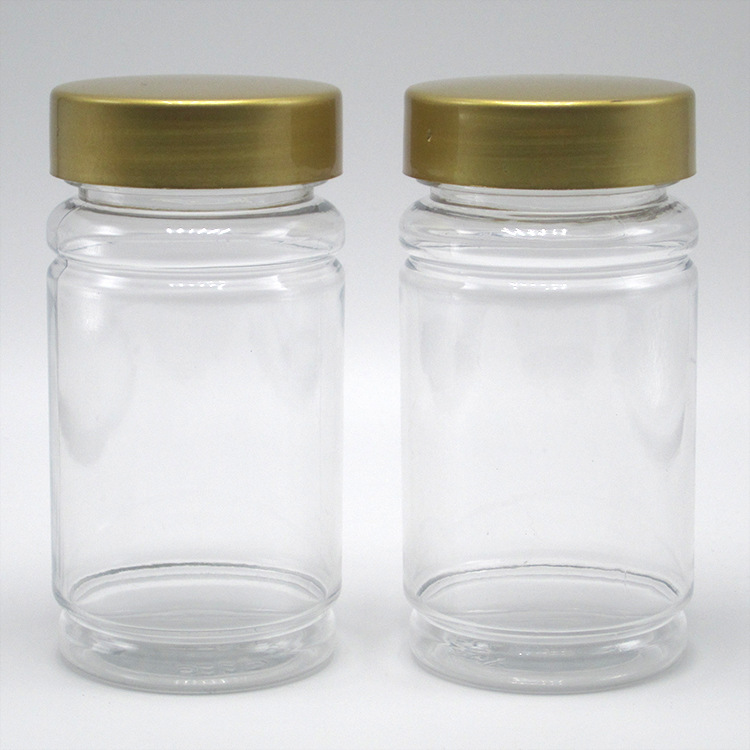 批发商120ml毫升 透明两头安小药瓶 高端保健品竹节型塑料药瓶子