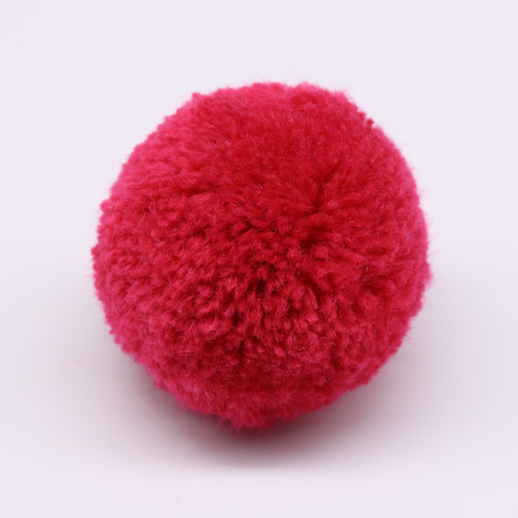 实体工厂优惠供应现货毛球腈纶4cm毛线球家纺辅料小毛毛球批发