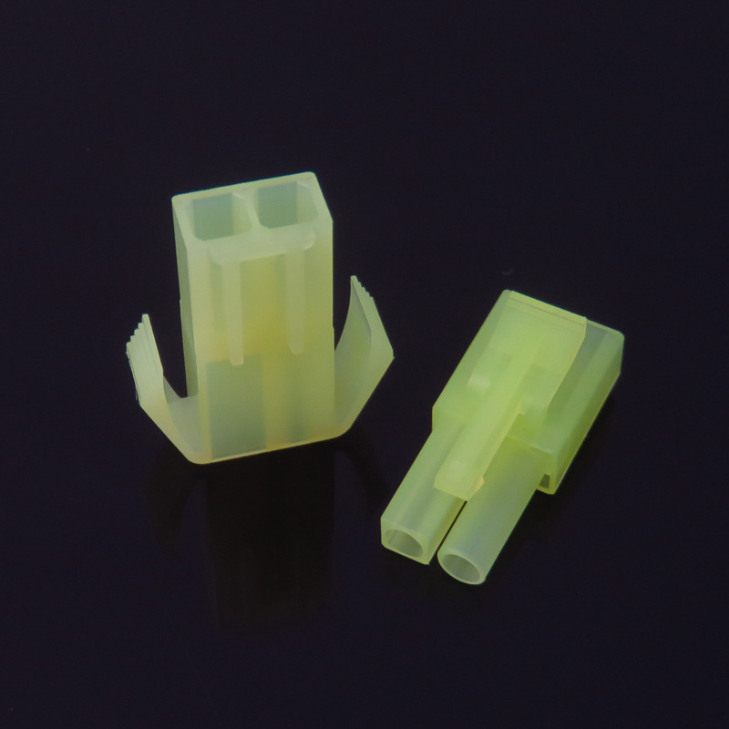 小型el胶壳小田宫格插头间距45mm小el条形连接器公母对接