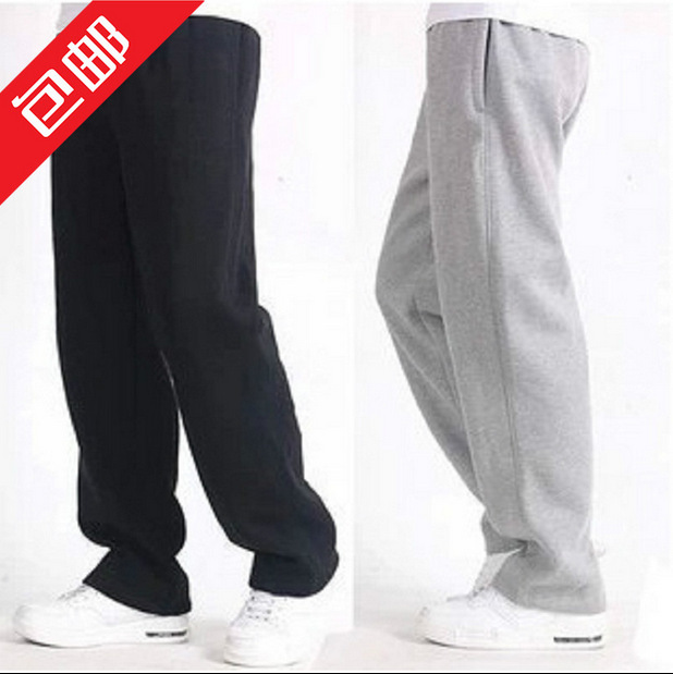 Spring/Autumn/Summer Sweatpants Men's Sports Pants Sports Casual Size Straight Loose plus Size Casual Pants Overalls