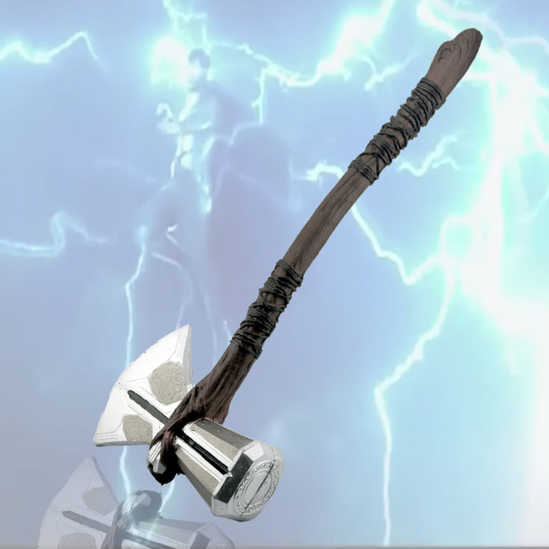 军事模型-雷神之锤3橡胶雷神斧头复仇者无限战争风暴之斧联盟电影周边