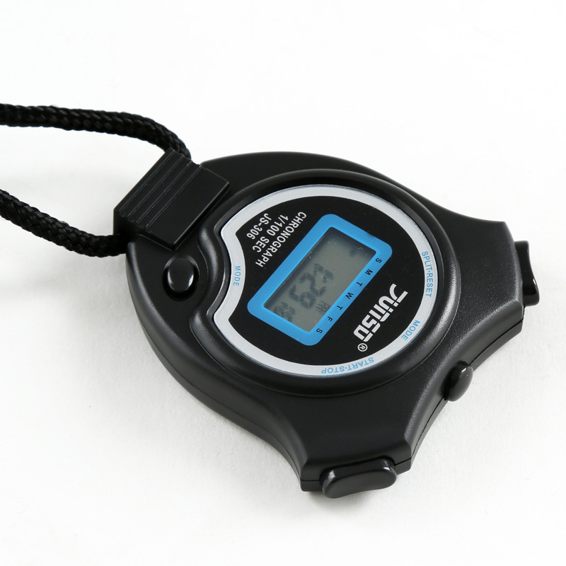 正品君斯达js-306专业运动秒表 2道记忆1/100秒屏幕显示全国包邮