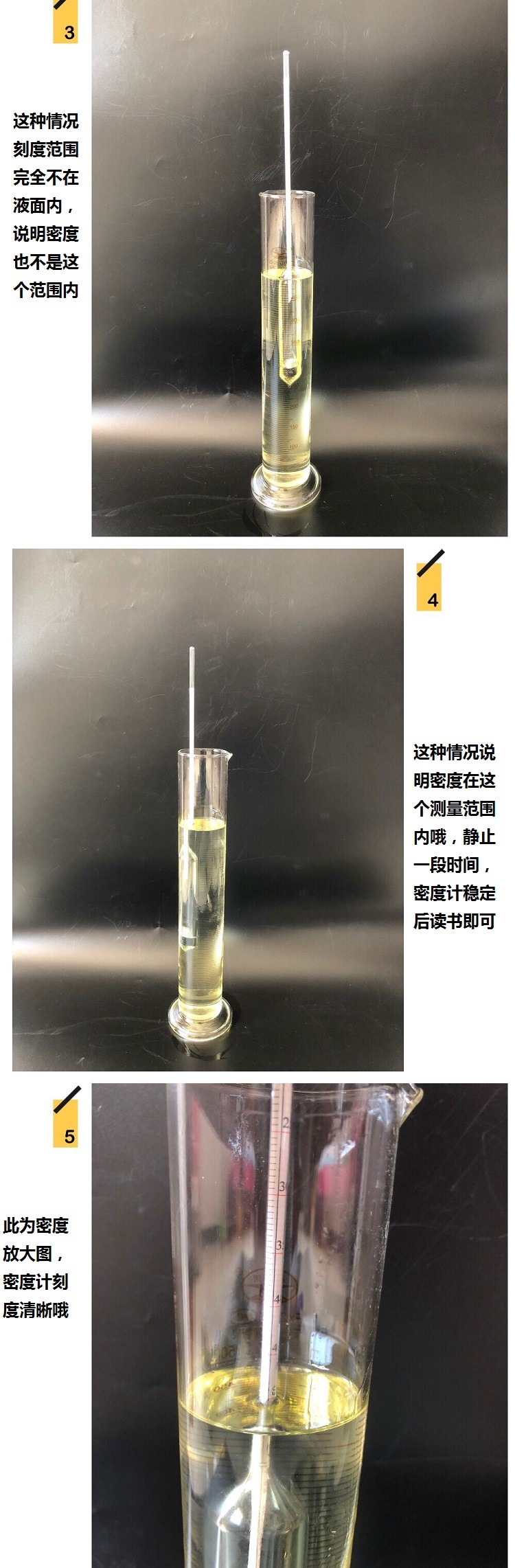 密度计套装,石油液体汽油柴油密度计,石油密度计