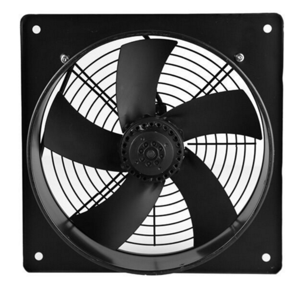 fzy外转子轴流风机220v方形吸油烟风机工业厂房强力排风换气扇