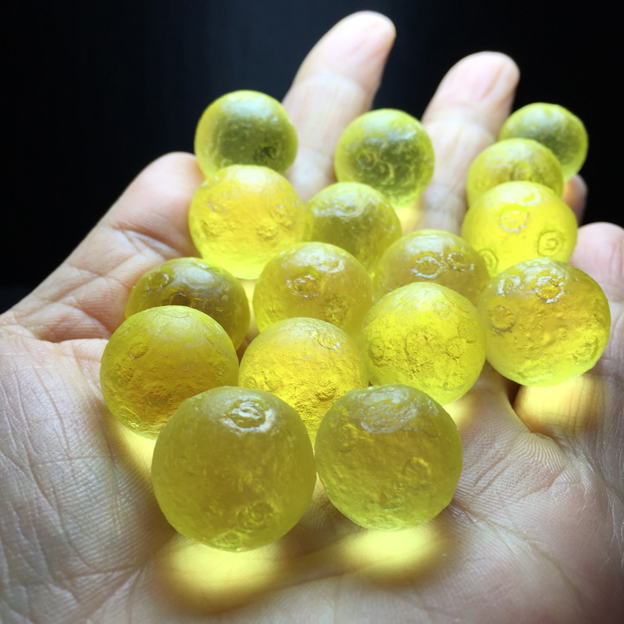 利比亚黄金陨石玻璃陨石单珠可配多宝