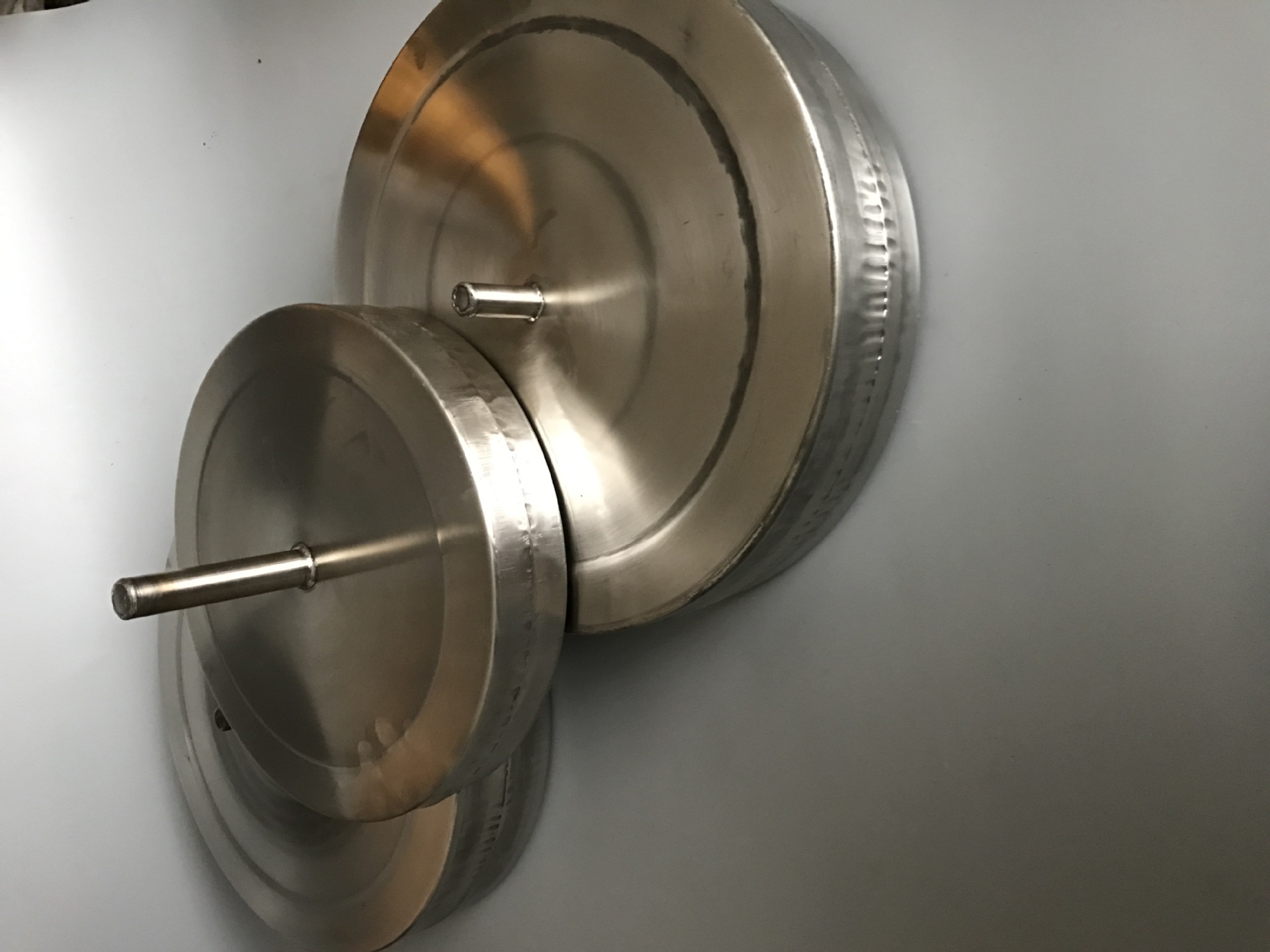 加工定做各种尺寸空气帽不锈钢浮子