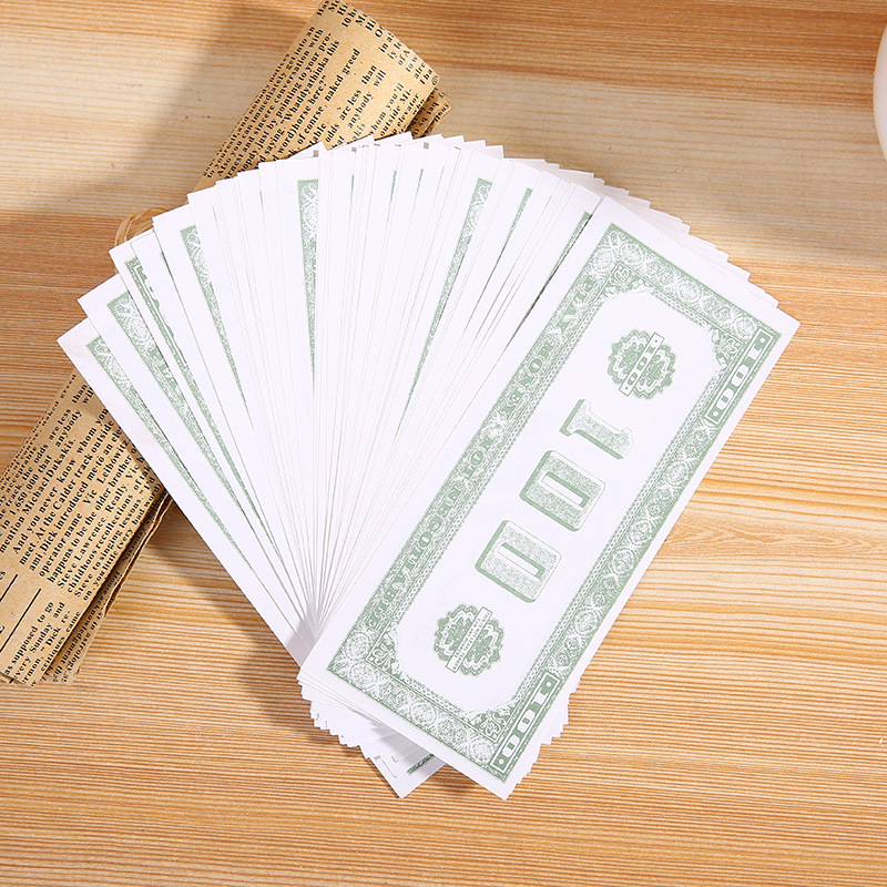 专业厂家定制道具钱币纸币卡通玩具纸币积分券优惠券代金券兑换券