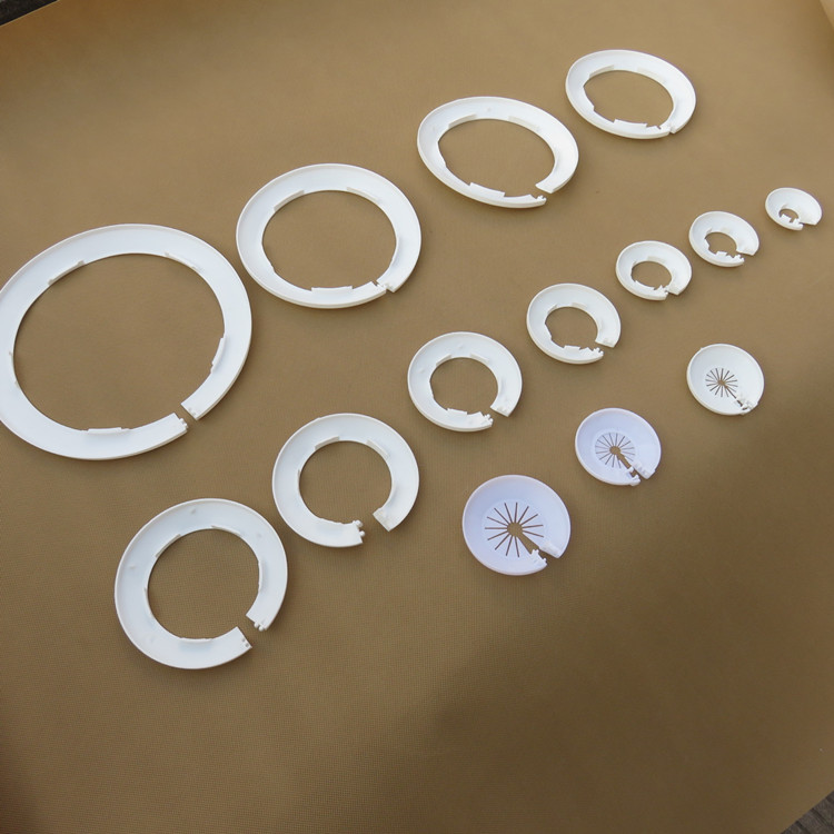 暖气管道装饰圈护口遮丑盖排水管装饰圈管道装饰盖塑料 pvc装饰圈