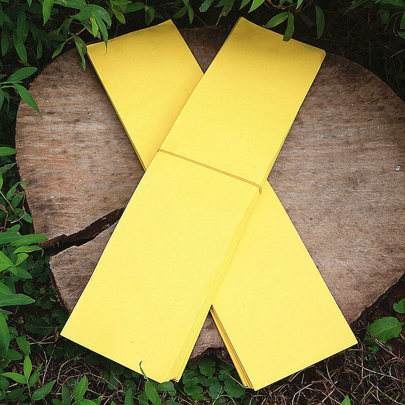 包邮优质画符纸问道祖庭 标准专用画符纸黄纸表纸黄符纸1份100张