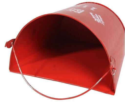 消防沙桶 黄沙桶 应急铁桶 消防桶 半圆桶 加油站灭火消防器材